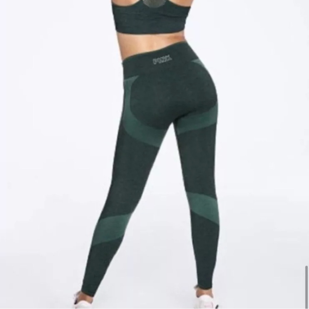 Dark Green High-Waisted Leggings